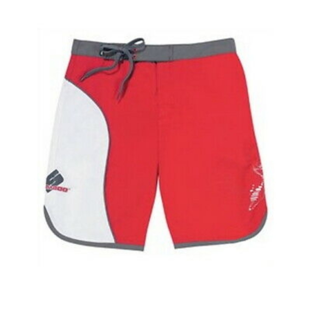 Seadoo Womens Lilypad Boardshorts in Red